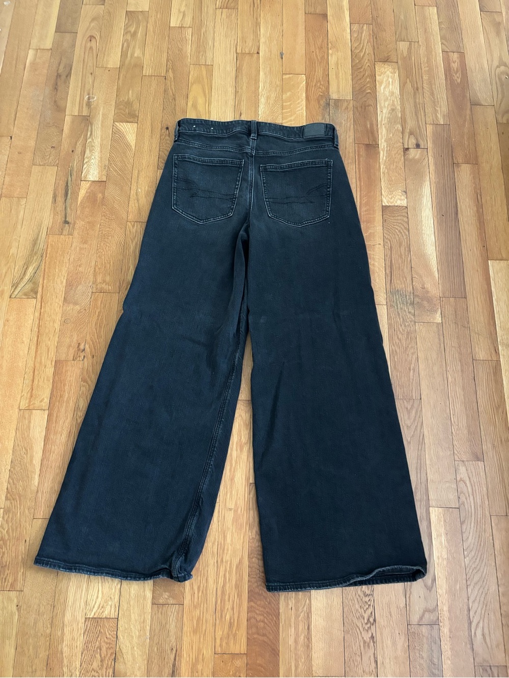 American Eagle Outfitters Black Baggy Denim Jeans - Picture 3 of 4